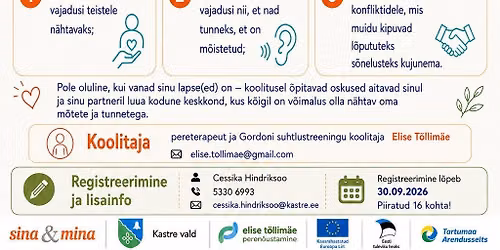 Gordoni suhtlustreening lapsevanematele