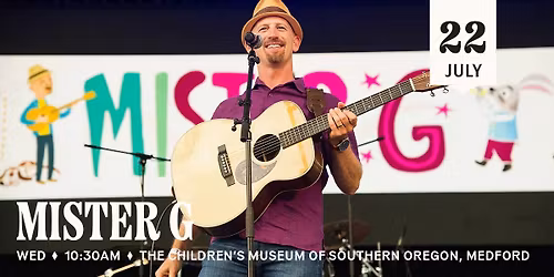 Britt Kids Concert: MISTER G in Medford