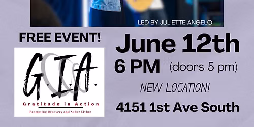 GRATITUDE IN ACTION PRESENTS: An Evening of Gratitude & Worship
