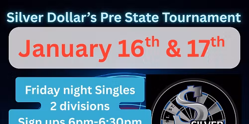SILVER DOLLAR'S PRE-STATE DART TOURNAMENT