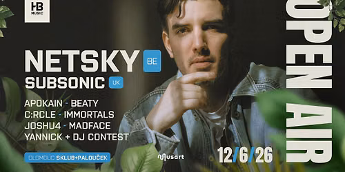 Hoofbeats Open Air 2026 w\/ Netsky (BE) & Subsonic (UK)