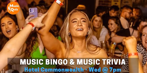 Music Bingo & Music Trivia Night Hotel Commonwealth Ipswich