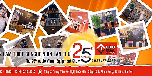 Tri\u1ec3n l\u00e3m Thi\u1ebft b\u1ecb nghe nh\u00ecn l\u1ea7n th\u1ee9 25 (AVSHOW 25th)