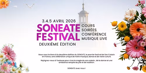FESTIVAL DE SON CUBANO | 3.4.5 AVRIL 2026 | TOULOUSE - FRANCIA