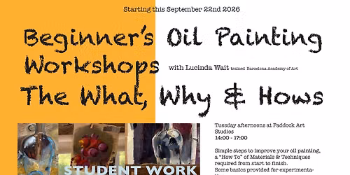 Beginner\u2019s Oil painting Workshop