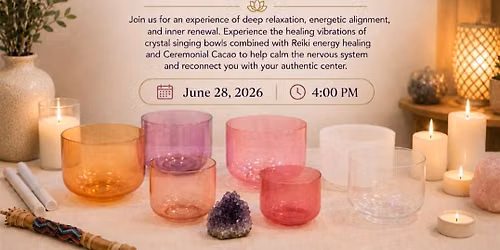 Golden Gate: Manifestation Sound Therapy + Cacao + Reiki Energy Blessing