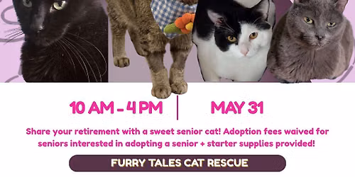 Seniors for Seniors - adoption event 
