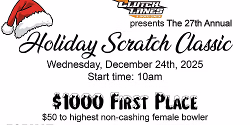 27th Annual Holiday Scratch Classic