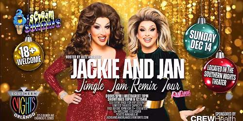Jackie Cox & Jan Sport's Jingle Jam Remix - Sun Dec 14 iScream Sundays