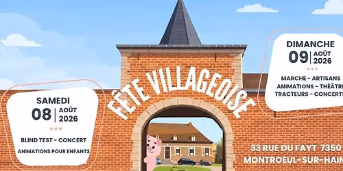 F\u00eate villageoise 2026 - Montroeul-Sur-Haine
