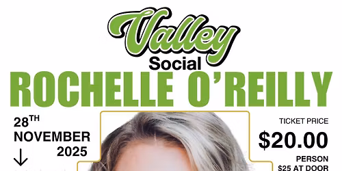 ROCHELLE O\u2019REILLY with Dr Cuz & The Gang - Valley Social