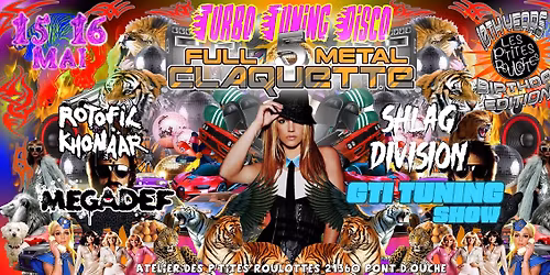 TURBO TUNING DISCO 5, full m\u00e9tal claquette