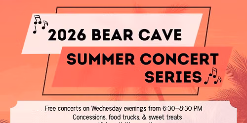 2026 Bear Cave Summer (Free) Concert- Gregg Hall & The Wrecking Ball