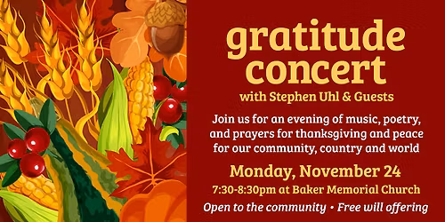 Gratitude Concert