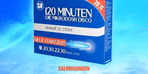 120 Minuten Party mit CRISH!
