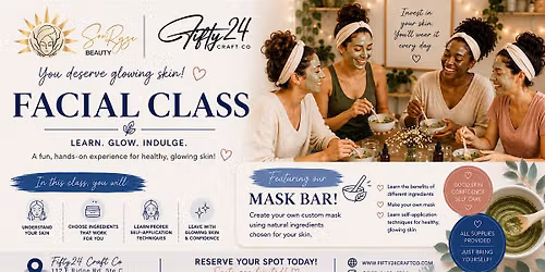 Guided Mask Bar Facials at Fifty24 CraftCo
