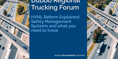 NatRoad Dubbo Regional Trucking Forum