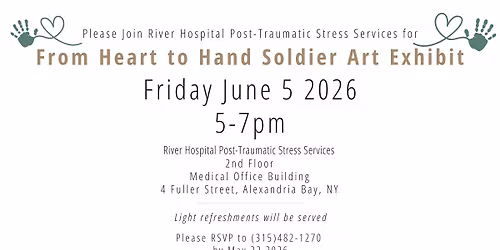 From Heart to Hand Soldier Art Exhibit