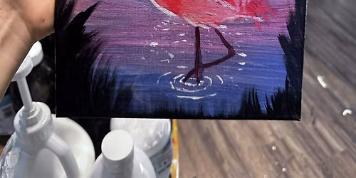 Sunset Flamingo Paint-n-Sip