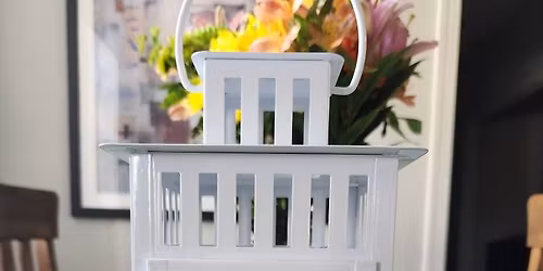 Fused Glass Winter Lanterns 