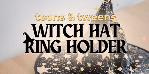 Teens & Tweens Witch Hat Ring Holder Craft