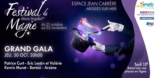 Gala de magie \u00e0 Argel\u00e8s-sur-Mer