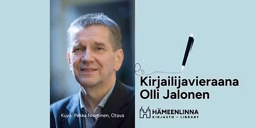 Kirjailijavieraana Olli Jalonen 