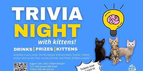 Trivia Night! with kittens!
