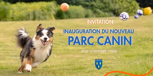 Inauguration nouveau parc canin
