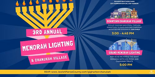 Chanukah in Downtown Gig Harbor