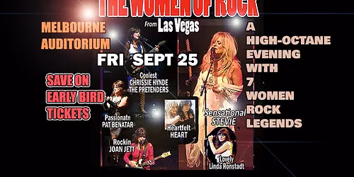 THE WOMEN OF ROCK LAS VEGAS SHOW | Melbourne Auditorium Florida  | FRI SEPT 25 |
