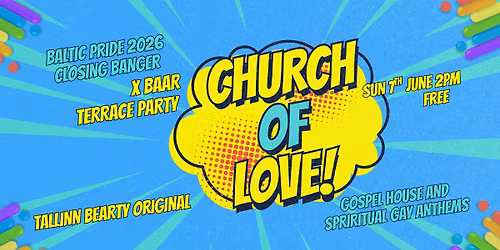 FREE! Church Of Love terrace party