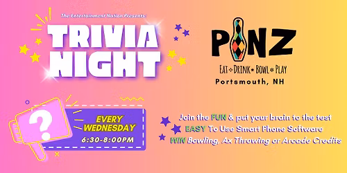 Trivia Night at PINZ Portsmouth (Wednesdays)