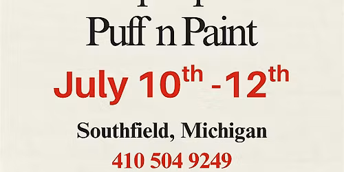 Mini Hip-Hop Museum Pop-Up + Puff n Paints in Southfield, Michigan!!