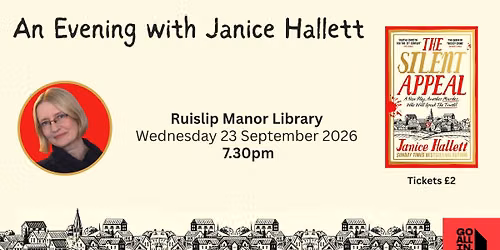 An evening with Janice Hallett (last few tickets)