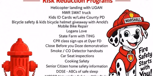 2026 Dyer Fire Department Community Risk Reduction Open House