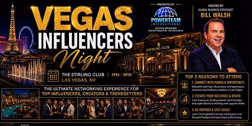 Angels & Influencers  LAS VEGAS - The Stirling Club