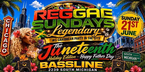 REGGAE SUNDAY: The #1 Caribbean Party In The City