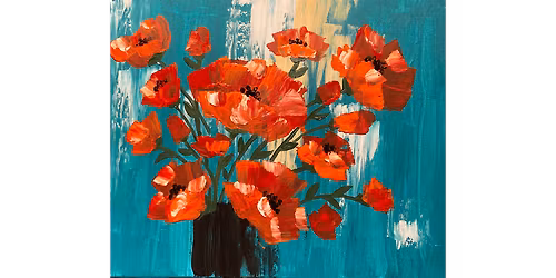 Pinot\u2019s Poppin\u2019 Poppies - Paint and Sip in Boston | Classpop!\u2122