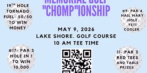 2026 Chuck Hansen Memorial Golf "Chomp"ionship