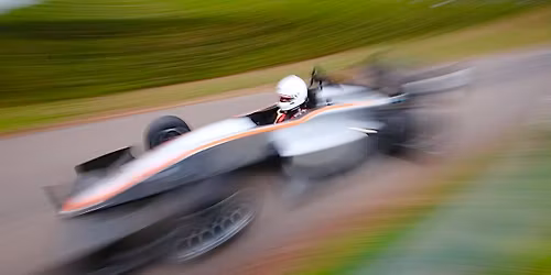 Speed into Spring Hill Climb at Shelsley Walsh - May 2 + 3