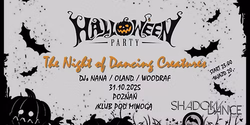 \ud83e\udd87\ud83c\udf83 Halloween Party \ud83c\udf83\ud83e\udd87 Shadow Dance Party - The Night of Dancing Creatures
