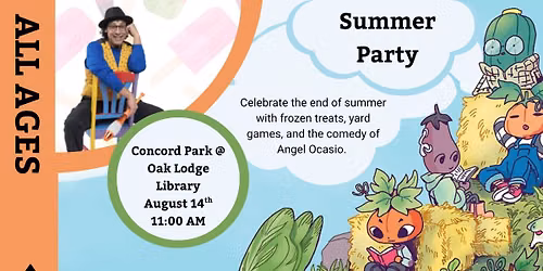 Summer Reading: Summer Party featuring Angel Ocasio