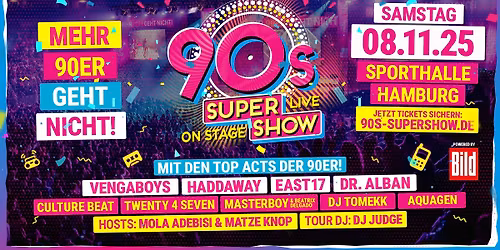 90s Super Show Hamburg 2025
