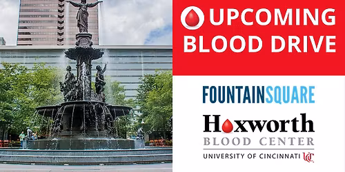 Downtown Mobile Blood Drive with Hoxworth Blood Center