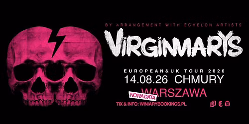 THE VIRGINMARYS + For Example John \/ 14.08.26 \/ Chmury, Warszawa