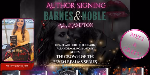 Meet the Author: A.L. Hampton Signing Copies of Her Dark Paranormal Romantasy Series