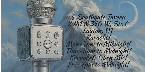Karaoke and Music Open Mic!