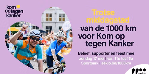 1000 kilometer voor Kom op tegen Kanker in Eeklo