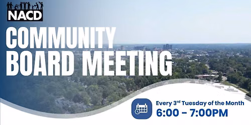 NACD Monthly Community Board Meeting